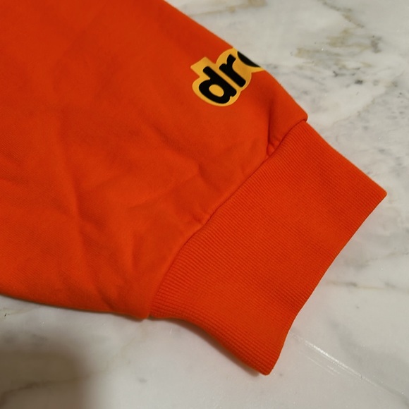 DREW HOUSE MASCOT HODDIE UNISEX SIZE XL ORANGE OVERSIZED PULLOVER NEW - Picture 9 of 10